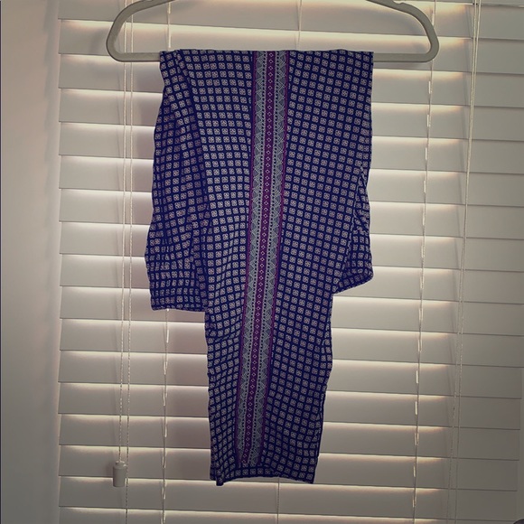 Rayon Patterned Pants - Picture 1 of 6